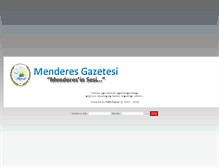 Tablet Screenshot of menderesgazetesi.com